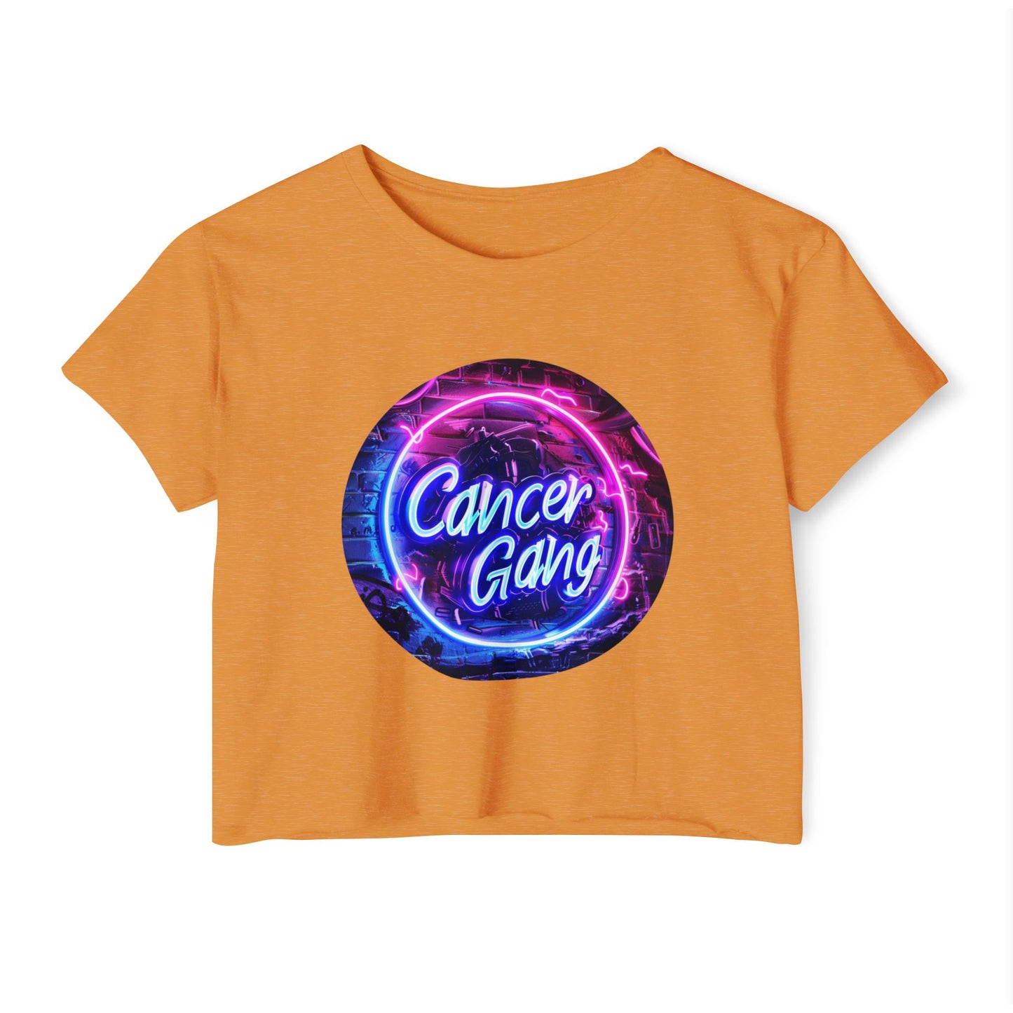 Cancer Gang Logo Crop Top