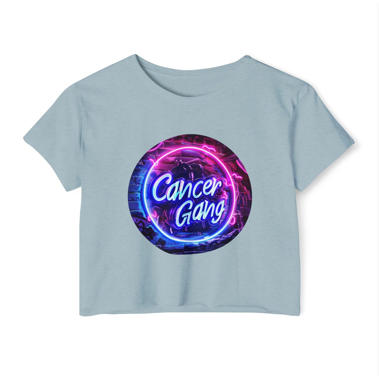Cancer Gang Logo Crop Top